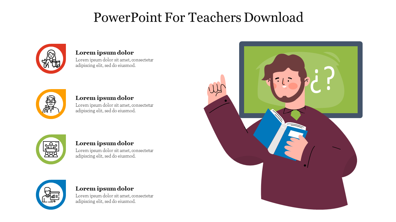 Free - Best PowerPoint For Teachers Free Download Template